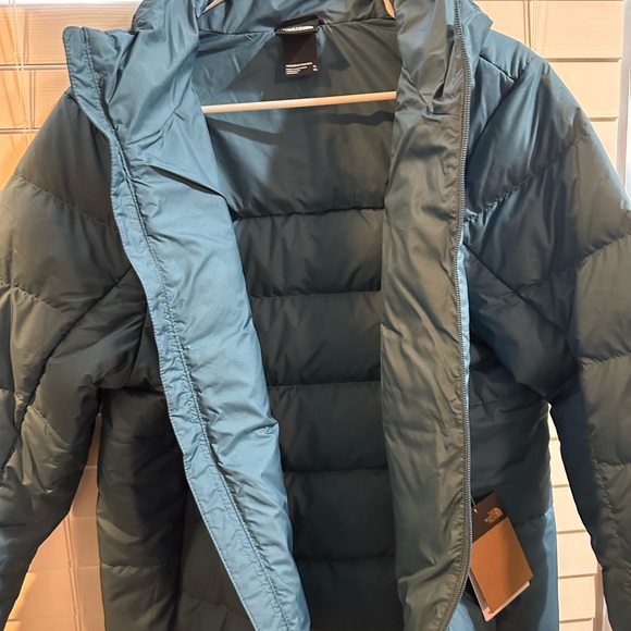 New THE NORTH FACE Valle Down Puffer Jacket Mallard Blue Teal $169 XL X-Large - Picture 7 of 9